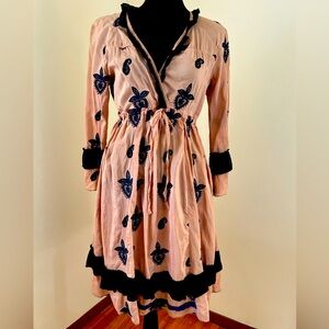 Odd Molly Unincorporated For Anthropologie Cotton/Silk Dress